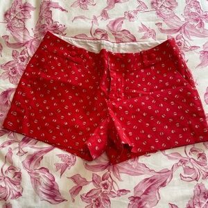 🏝️Big $10 Sale!🏝️Banana Republic Printed Shorts Red & Tan